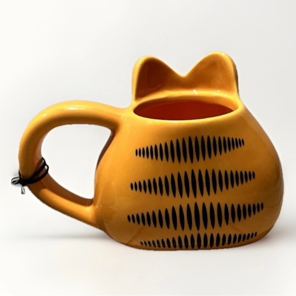 Nickelodeon Garfield Face Head Figural Large 19oz Ceramic Mug Cup - Picture 3 of 4
